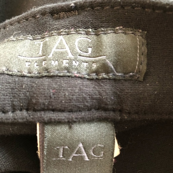 Tag stretch jean leggings with side zippers - Picture 5 of 7